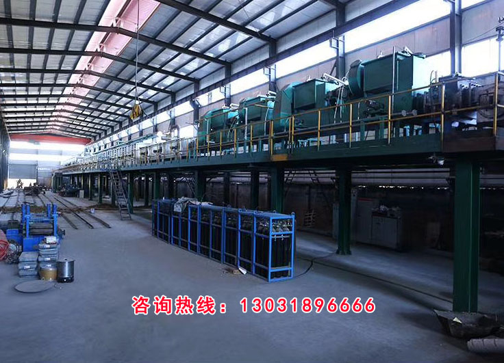 鍍鋅圓鋼生產(chǎn)車間內(nèi)景